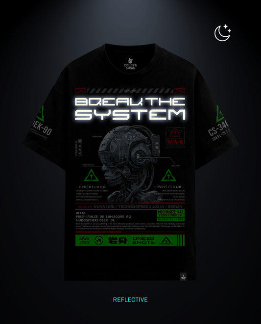 Break the System - Premium Men Oversized Tees