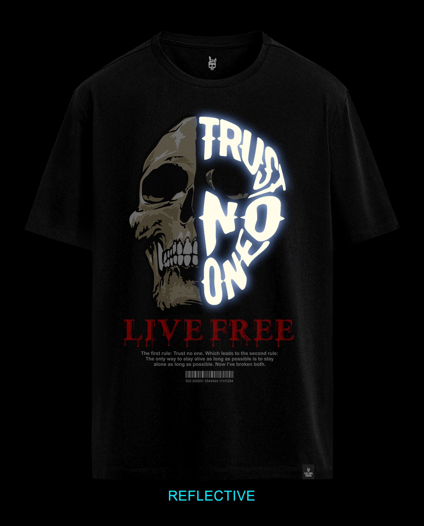 Reflect Trust No One - Men Regular Fit Tees