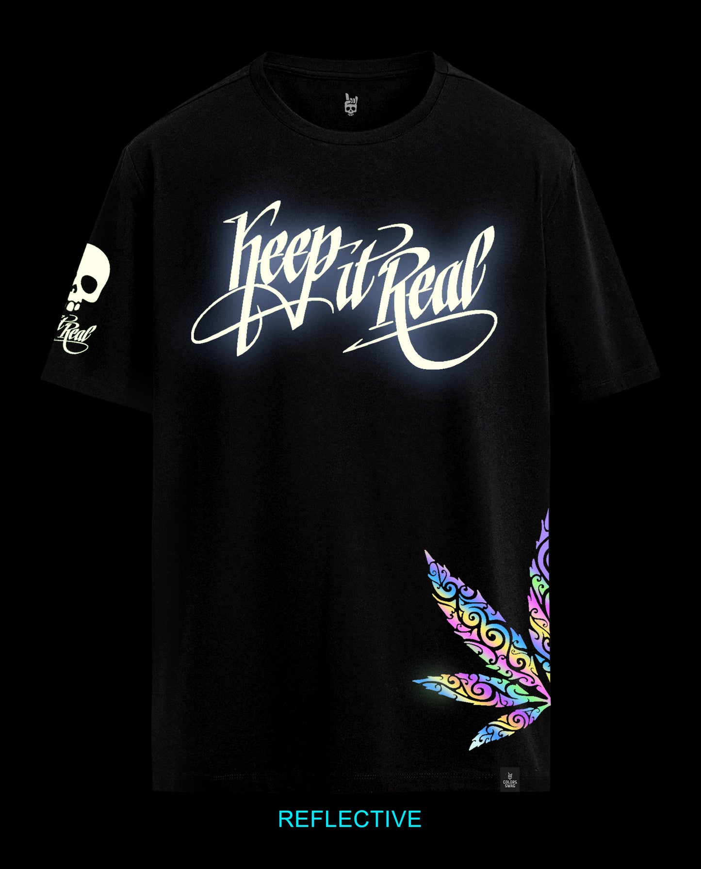 Reflect Dope Leaf - Men Regular Fit Tees