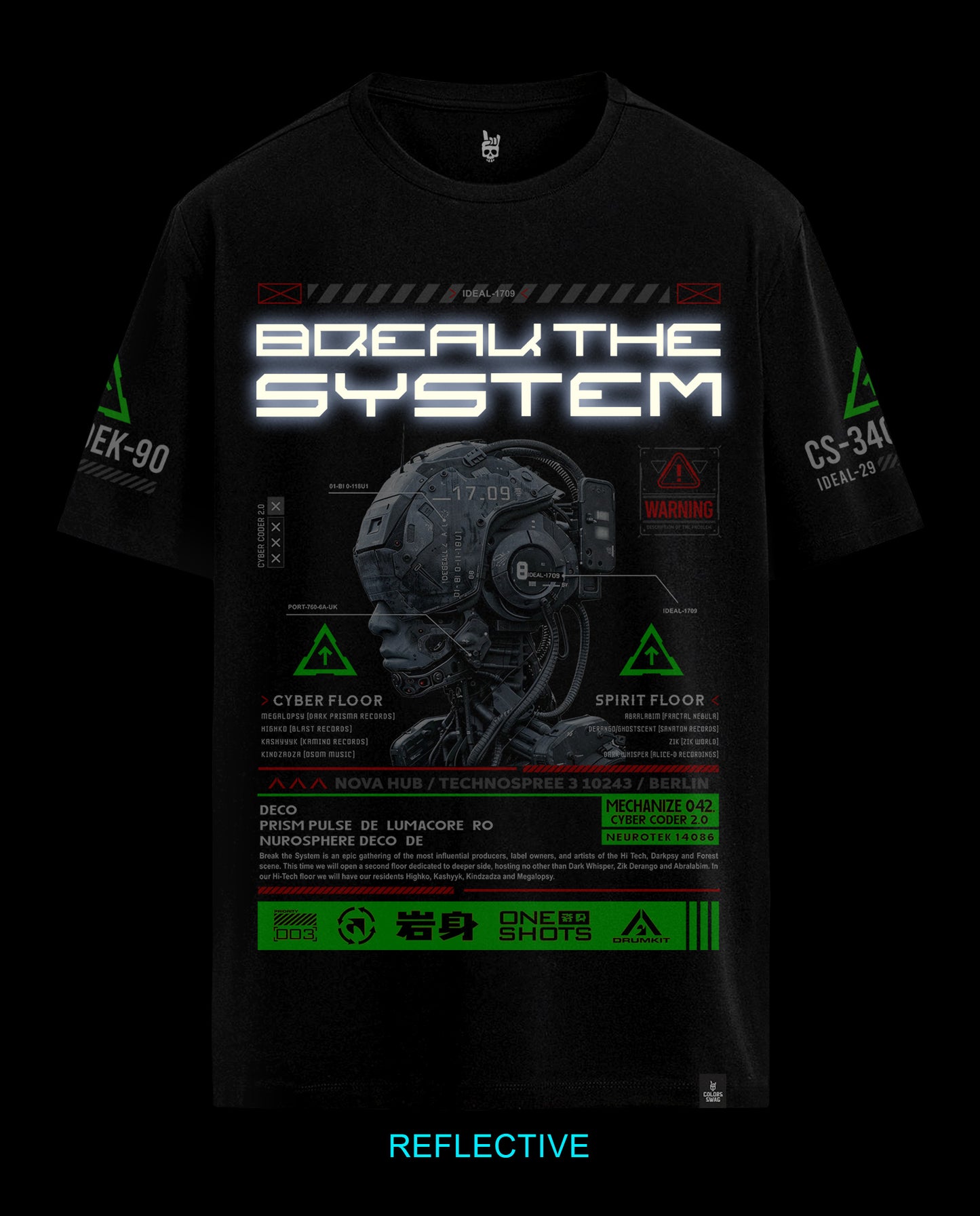 Reflect Break the system - Men Regular Fit Tee