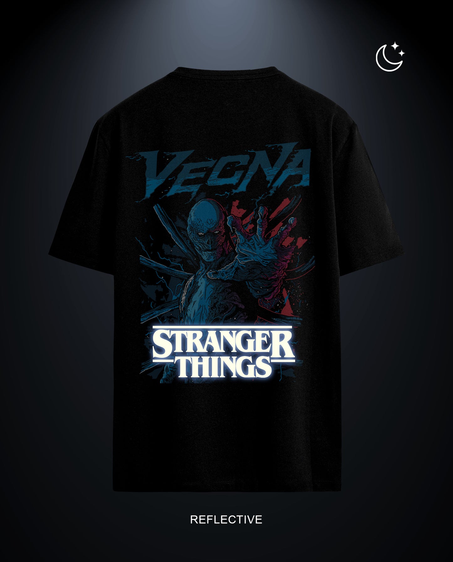 Reflect Stranger Things - Men Regular Fit Tees