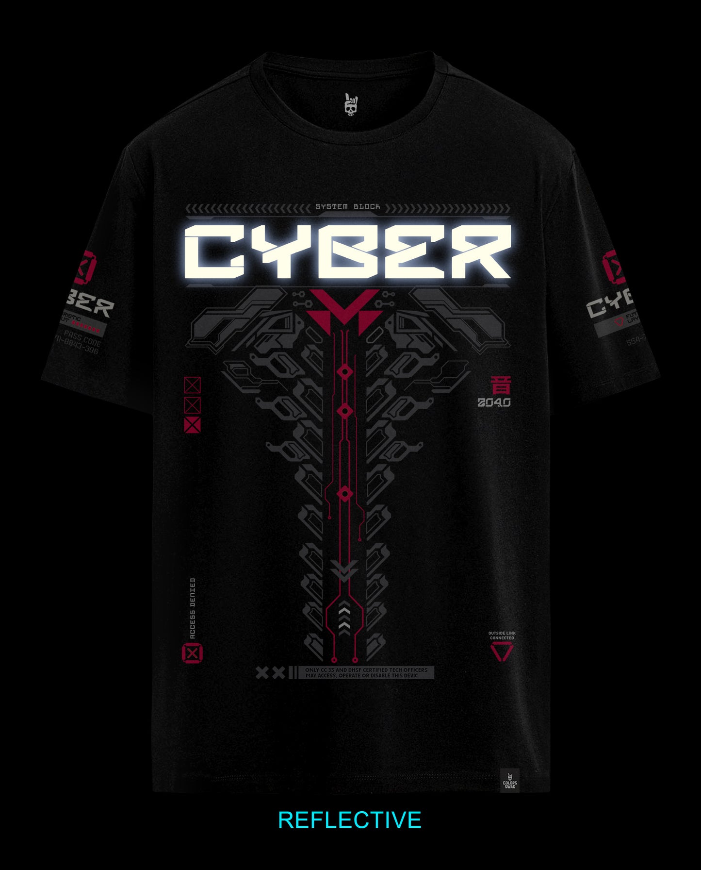 Reflect Cyber - Men Regular Fit Tees