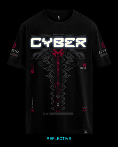 Reflect Cyber - Men Regular Fit Tees
