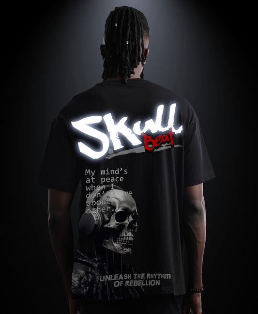 Skull Beat- Premium Men Regular Fit Tees