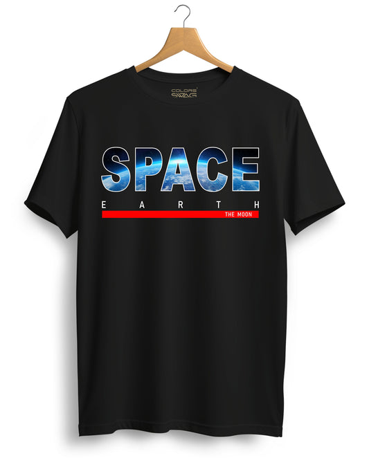 Space Earth Graphic Tees