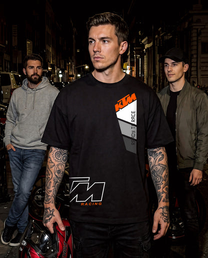 KTM Ready to Race - Premium Men Oversized Printed Tees