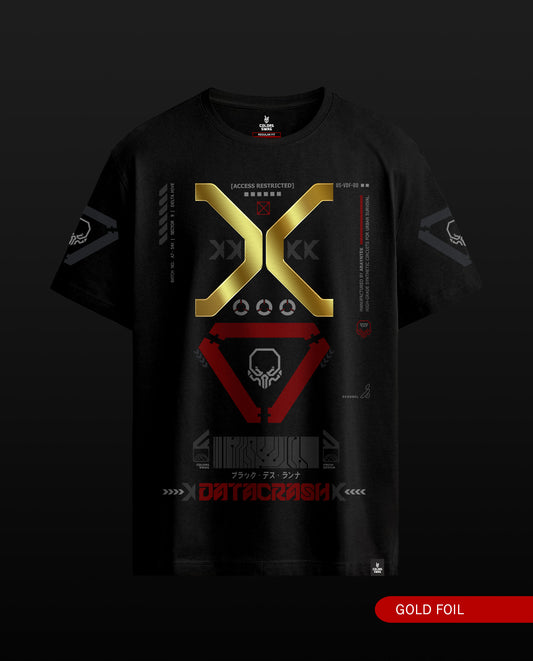 Data Crush - Gold Men Regular Fit Tees
