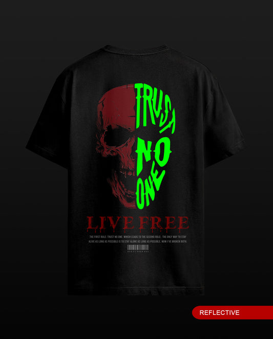 Reflect Trust No One - Men Regular Fit Tees