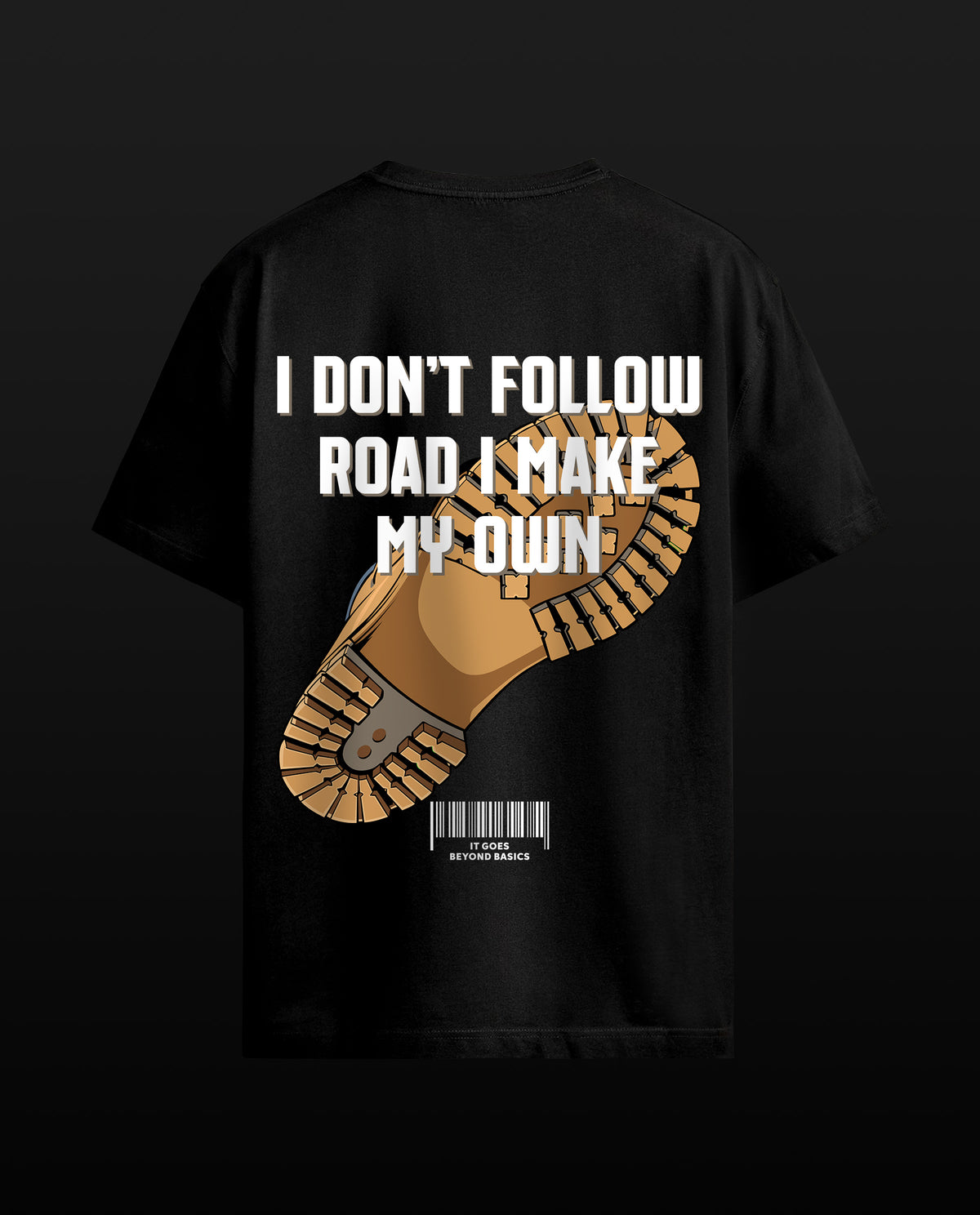 I Don't follow the road - Men Regular Fit Tees