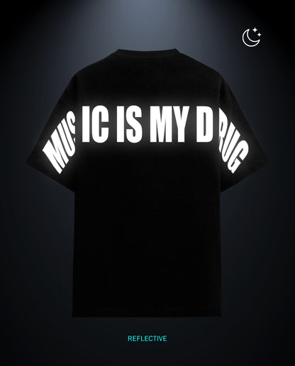 Music is my drugs - Premium Men Oversized Tees