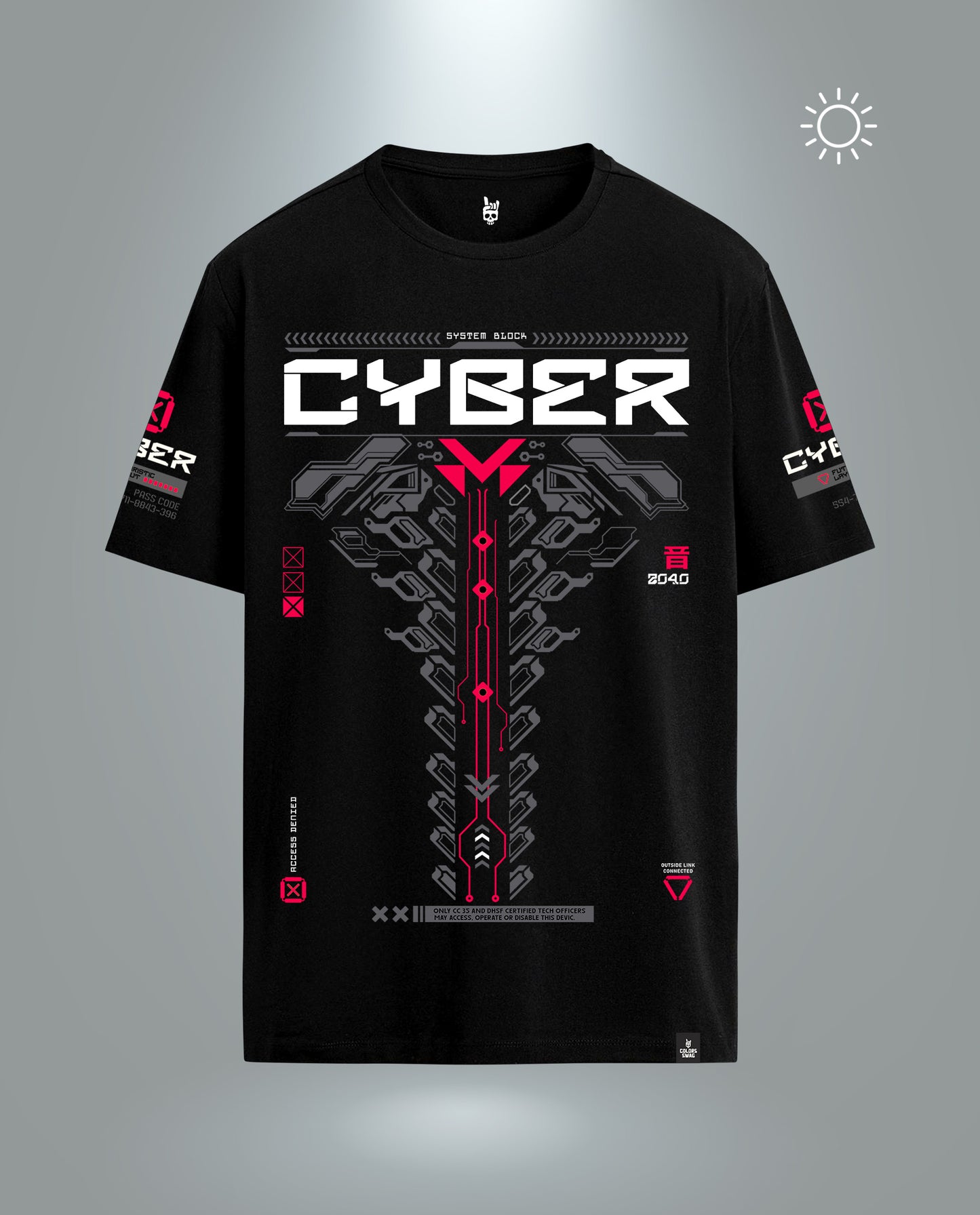 Reflect Cyber - Men Regular Fit Tees