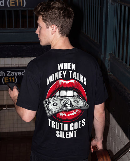 Money Talks - Men Regular Fit Tees