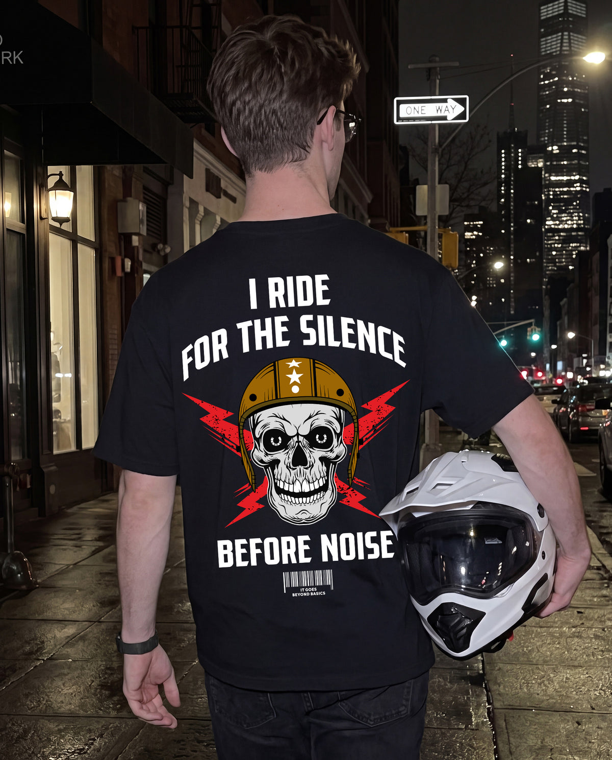 I Ride for the Silence  – Premium Racing Regular Fit T-Shirt