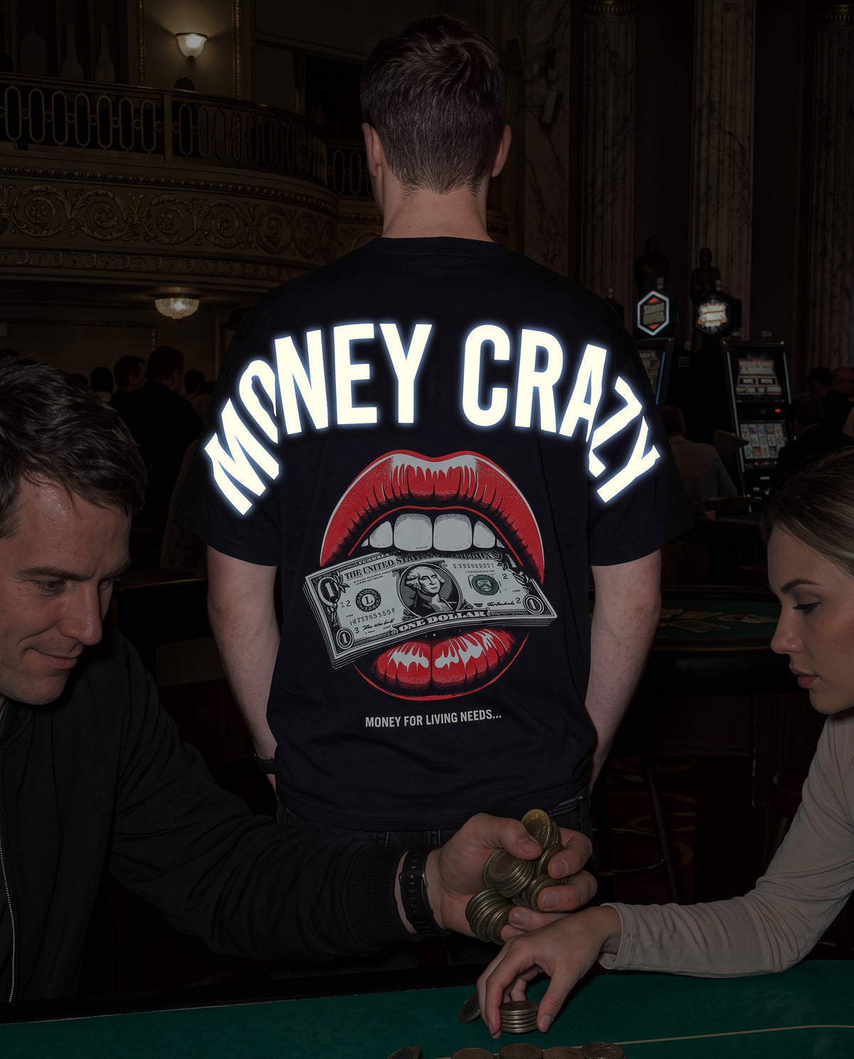 Money Crazy - Premium Men Oversized Tees