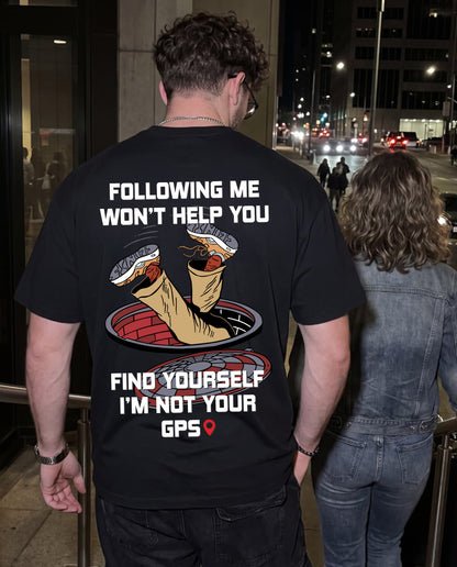 Following Me  - Men Regular Fit Tees
