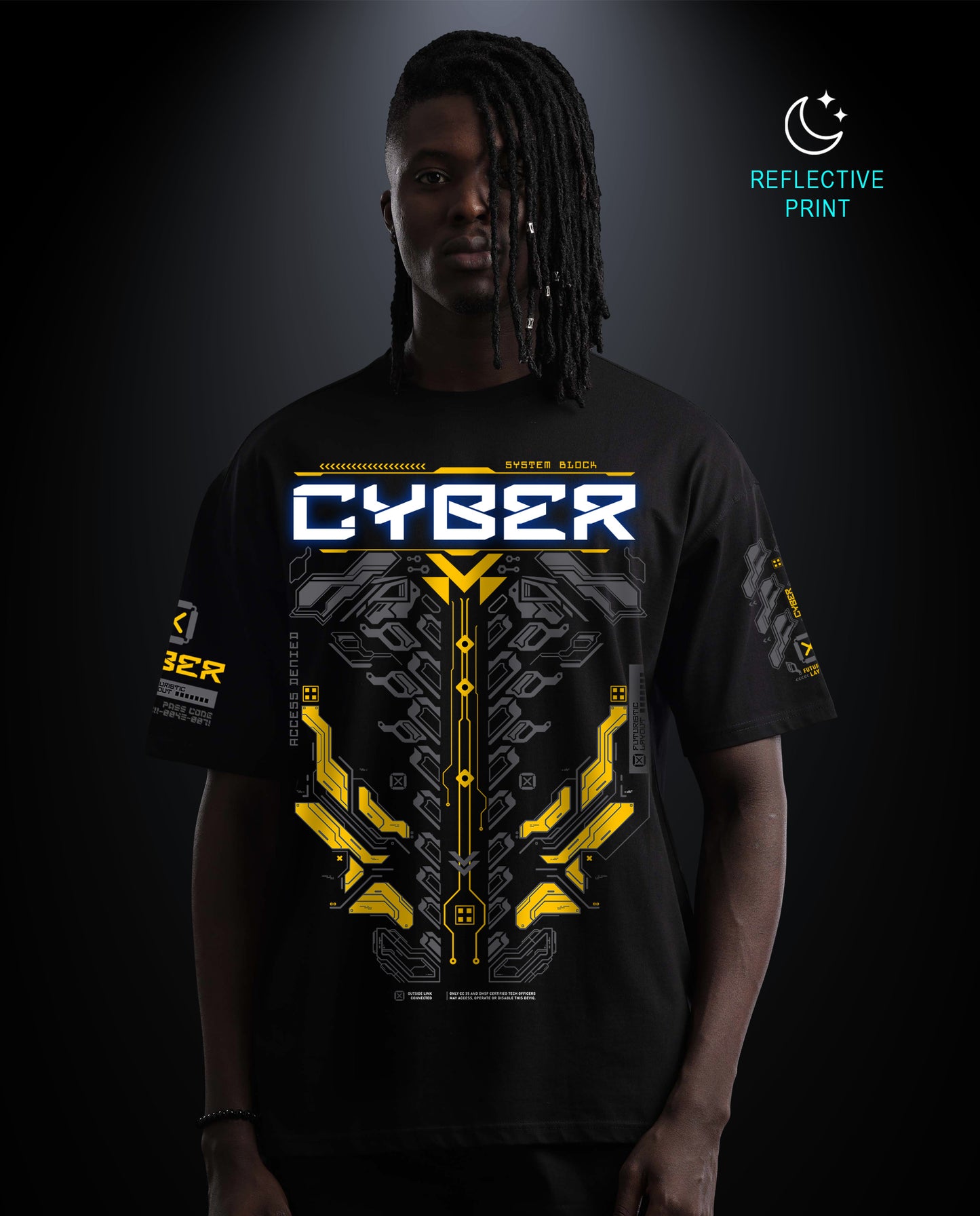 Cyber - Premium Men Oversized Tees