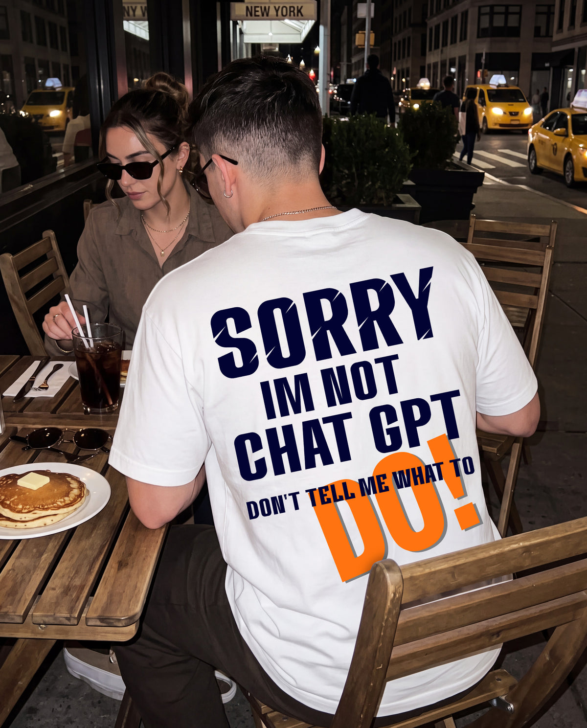 Sorry I am not chat gpt - Men Regular Fit Tees