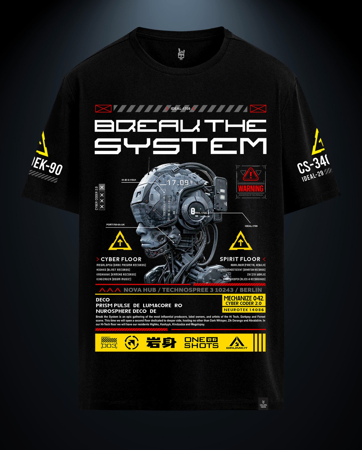 Reflect Break the system - Men Regular Fit Tee